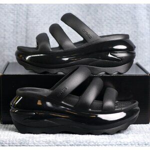 New! Size: 5 Women | Crocs Mega Crush Triple Strap Color: Black | 209842-001